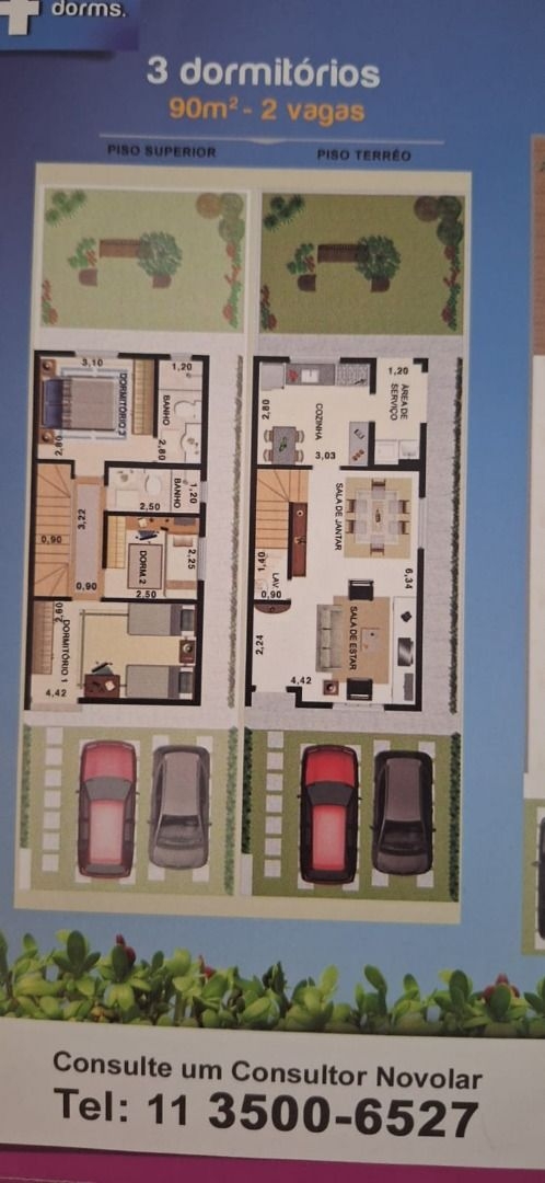 Casa à venda e aluguel com 3 quartos, 90m² - Foto 40
